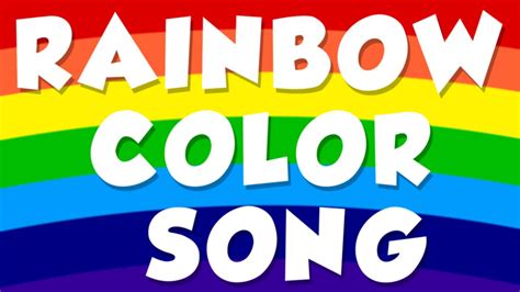 Rainbow Color Song | Color Song For Preschool Baby   YouTube