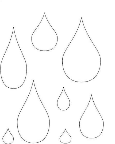 Raindrops Coloring Page 2019 | Educative Printable | Coloring pages ...