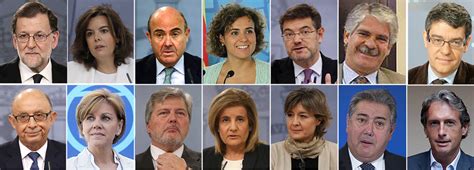 Rajoy estrena equipo de gobierno con nuevos ministros ...