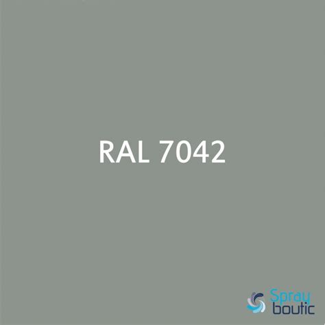 RAL 7042 Gris Signalisation A   Aérosol 520 mL| meilleur prix web