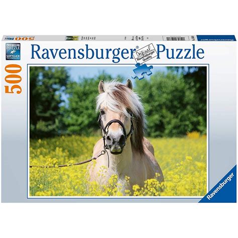 RAVENSBURGER 15038   Puzzle   Pferd im Rapsfeld, 500 Teile ...