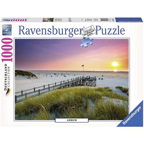 RAVENSBURGER 19877   Puzzle   Sonnenuntergang über Amrum ...