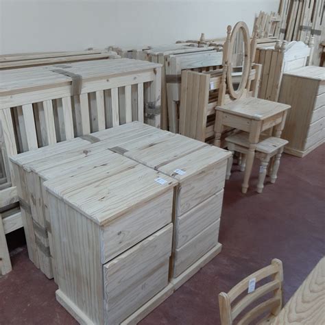 Raw pine furniture