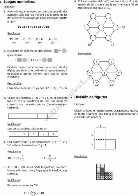 Razonamiento Matematico Ejercicios De Matematicas Para Niños De Segundo ...