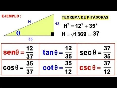 Razones Trigonometricas de un Angulo Agudo Ejercicios ...