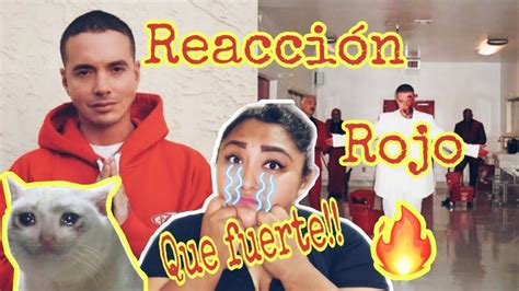 [Reacción] #ROJO DE J BALVIN   YouTube