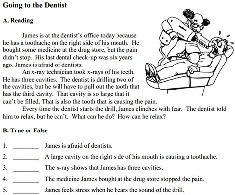 Reading: lectura en inglés   Ir al dentista