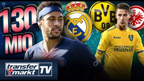 Real Angebot für Neymar – BVB & Frankfurt buhlen um ...