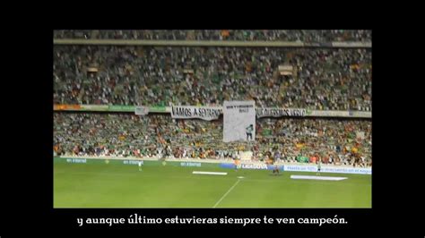 Real Betis Fans   Himno cantado por todo el estadio  Letra ...