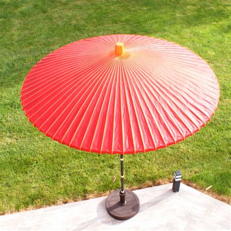 real big japanese parasol, WAGASA PRESTIGE, red