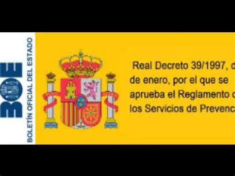 Real Decreto 39/1997, Reglamento de los Servicios de ...