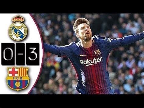 Real Madrid 0 3 Barcelona | Full Match | Partido Completo ...