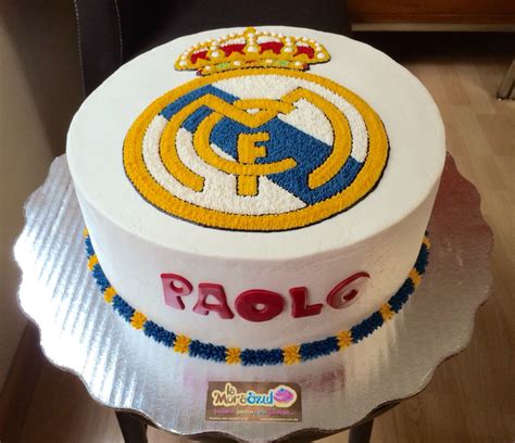 Real Madrid cake. Let s GO to play football. #buttercrram ...