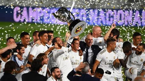Real Madrid, campeón de Liga Santander 2020: celebración ...
