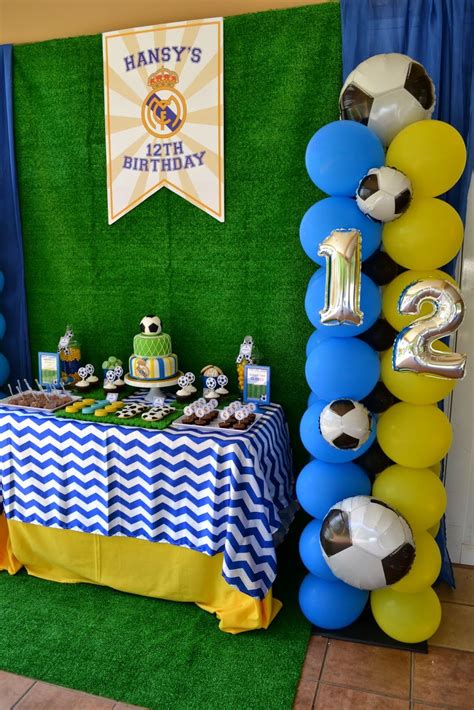 Real Madrid Soccer inspired party by Partylicious # ...