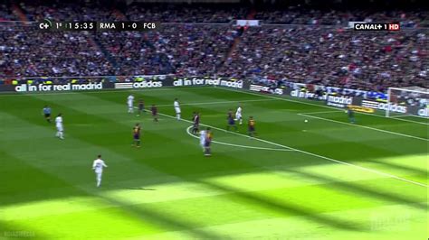 Real Madrid.vs.Barcelona.1 tiempo Liga BBVA 02/03/2013 ...