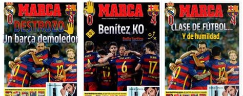 Real Madrid vs Barcelona: Las portadas ganadoras del ...