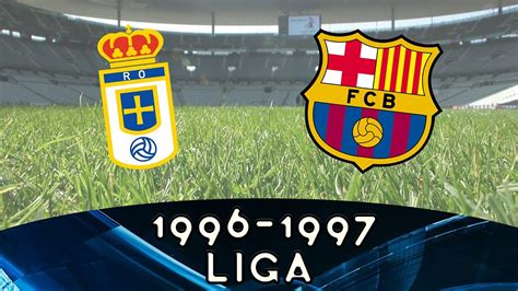 Real Oviedo vs. FC Barcelona Liga 1ª División 1996 1997 ...