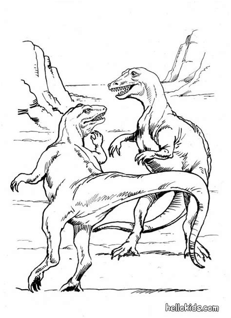 Realistic Dinosaur Coloring Pages   Coloring Home