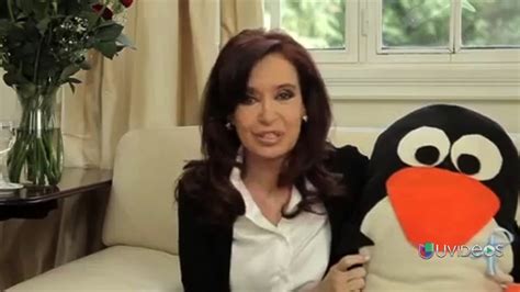 Reapareció en video Cristina Kirchner, presidenta de ...