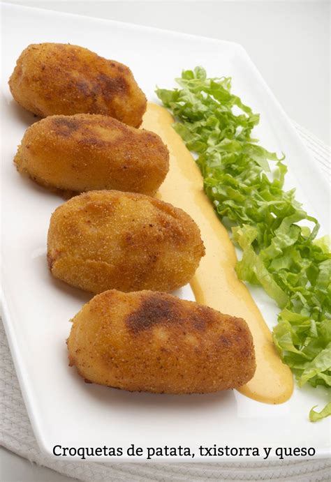 Receta de Croquetas de patata, txistorra y queso   Karlos ...