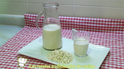 Receta fácil de leche o bebida de avena casera   Recetas ...