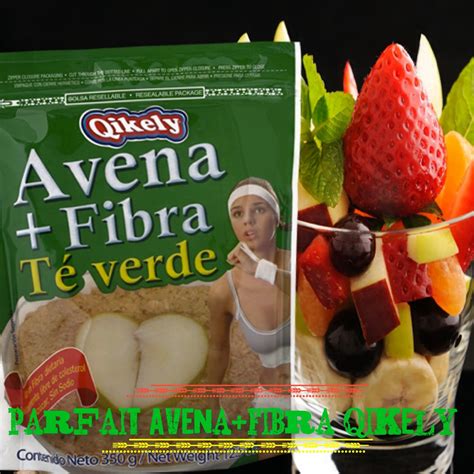 Receta Qikely: Parfait Avena+Fibra Qikely