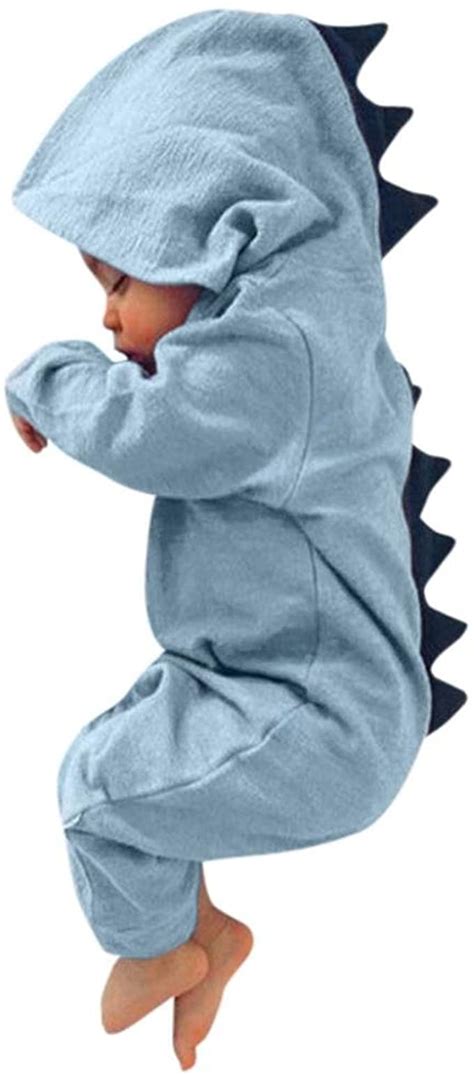 Recién Nacido bebé niño niña Dinosaurio con Capucha ...