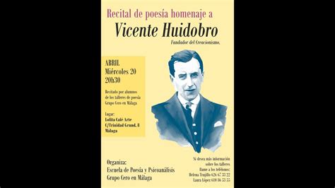 Recital poético homenaje a Vicente Huidobro   YouTube