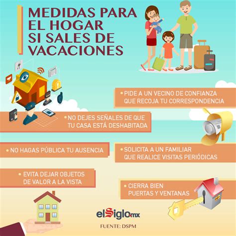 Recomendaciones de seguridad para el hogar en vacaciones, El Siglo Coahuila
