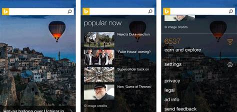 Reconstrucción total: Bing cambia de look para iOS