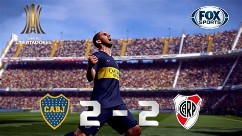 Recreación Boca Juniors 2 2 River Plate   FINAL Copa ...