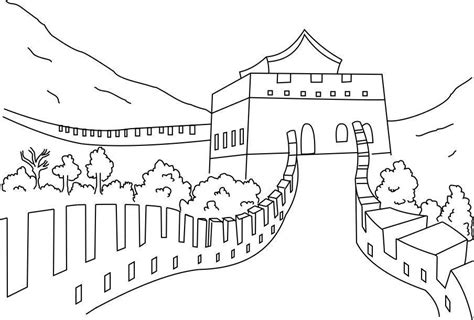 RECURSOS y ACTIVIDADES para Educación Infantil: Dibujos de la MURALLA CHINA
