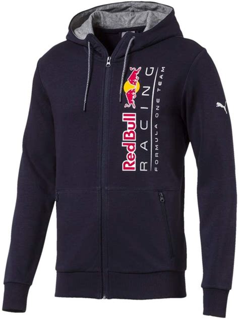 Red Bull Racing Lifestyle Men s Hooded Sweat Jacket | Ropa ...
