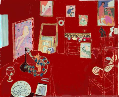 Redes y versos: Estudio rojo de Matisse
