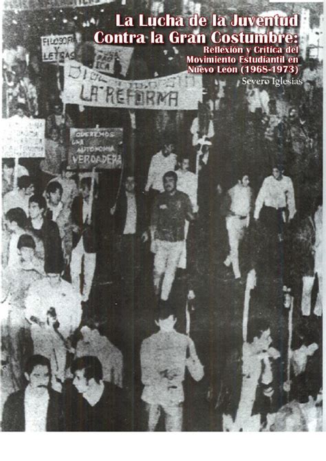 Reflexión y crítica del movimiento estudiantil en nuevo león  1968 1973 ...