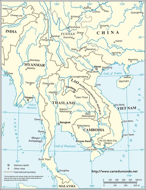Región del Mekong Mapa, Mapa del Mundo