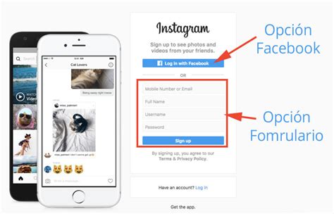Registrarse en Instagram: Crear una cuenta gratis en solo ...