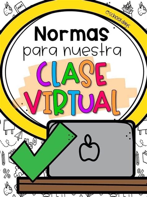 Reglamento Clase Virtual | Imagenes de clases, Reglas de ...