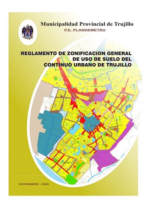 Reglamento de zonificación general de uso de suelo   Trujillo