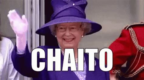 Reina De Inglaterra Diciendo Adiós GIF   Chaito Chayito ...