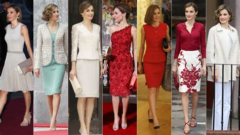 Reina Letizia: Los siete estilismos de Doña Letizia en su ...