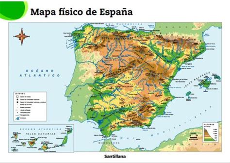 Relieve de España  1    Mapa Flash interactivo   Enrique ...