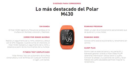 Reloj Running Polar M430 | Ebest