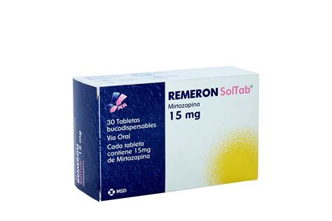 Remeron soltab 30 mg precio