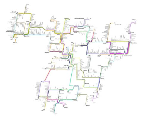 Renfe : mapa de servicios de media distancia | En la web de … | Flickr