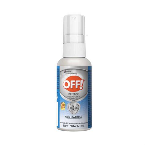 Repelente de Insectos en Spray OFF! Defense Frasco 60ml ...
