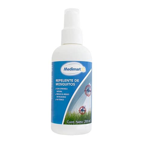 Repelente de mosquitos Medimart con citronela 200 ml | Walmart
