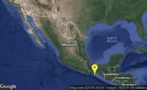 Reportan sismo de 5 grados al sur de Salina Cruz en Oaxaca