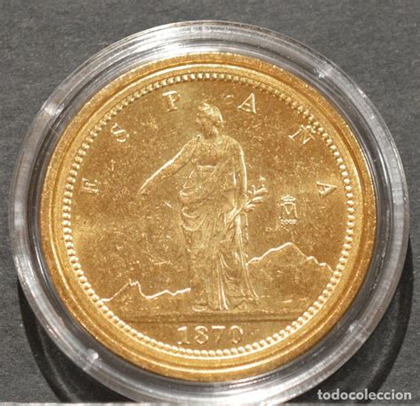 reproducción moneda de oro españa 100 pesetas 1 Comprar ...
